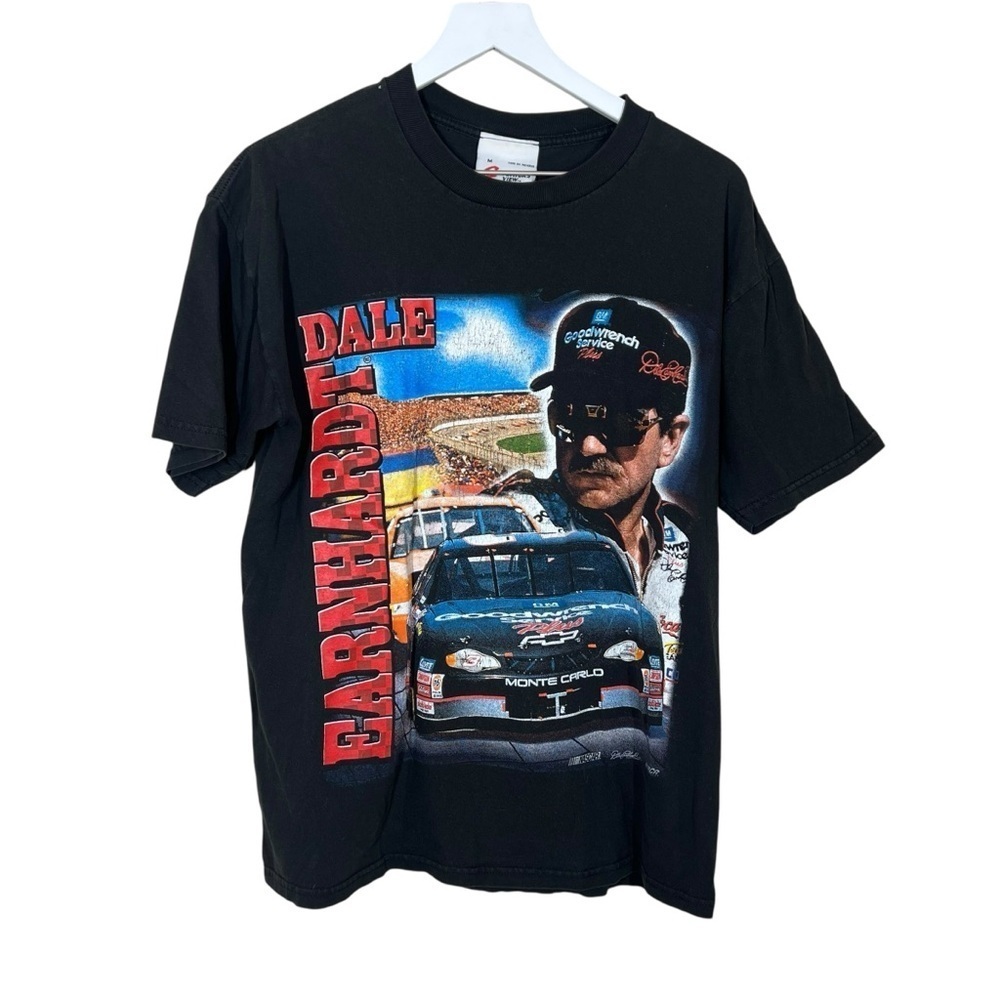 Vintage Dale Earnhardt Competitors View Nascar T-shirt Men's Size Medium Black